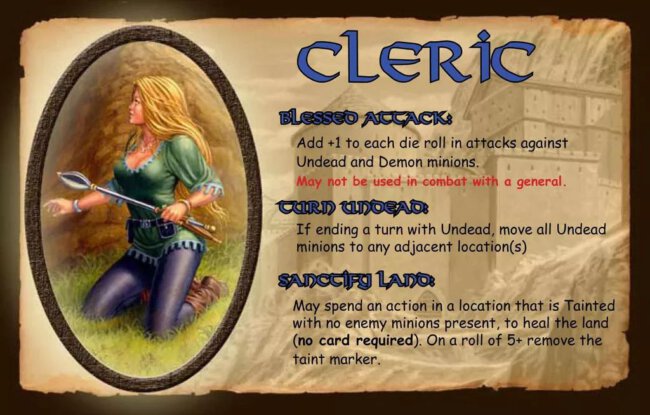 Defenders of the Realm Cleric (Eagle Games)