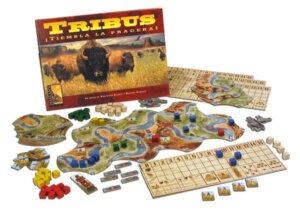 Bison: Thunder on the Prairie! Contents (Phalanx Games/Mayfair Games)