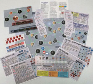Star Borders: Humanity Contents (Victory Point Games)