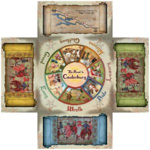 The Road to Canterbury Board (Gryphon Games)
