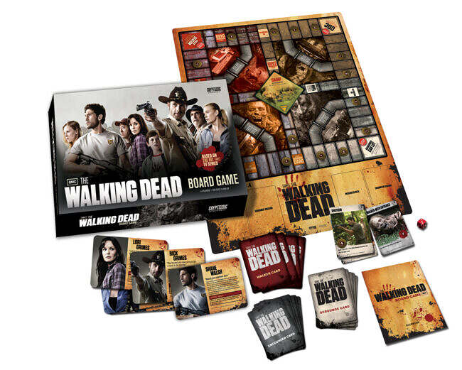 The Walking Dead Board Game Contents (Cryptozoic Entertainment)