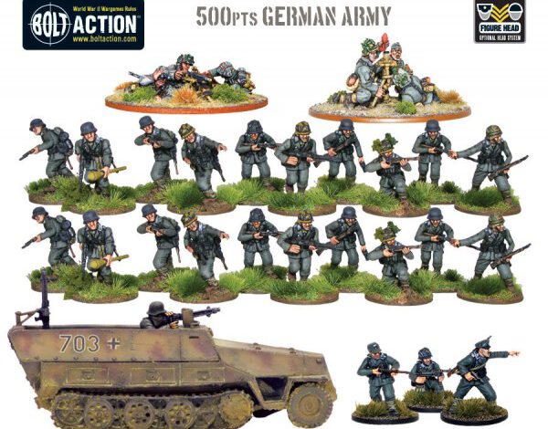 Bolt Action 500pt German Army
