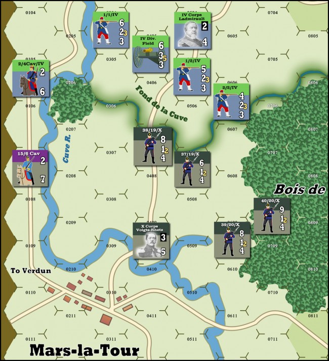 Duel of Eagles Map and Countersarge