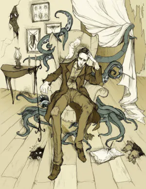 H.P. Lovecraft by artist Abigail Larson