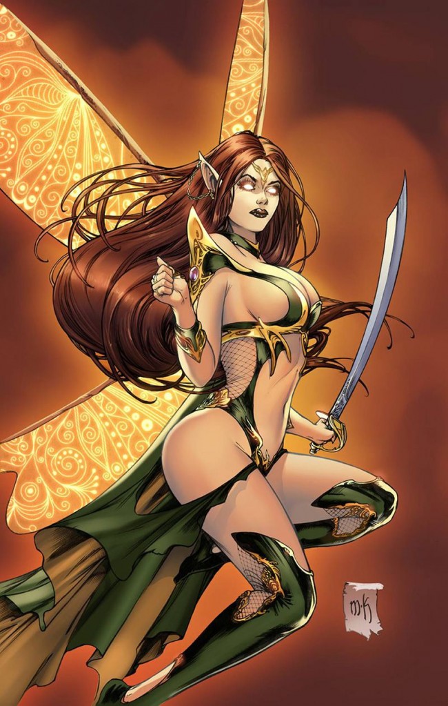 Grimm Fairy Tales Presents Neverland Age of Darkness #1 Krome Cover