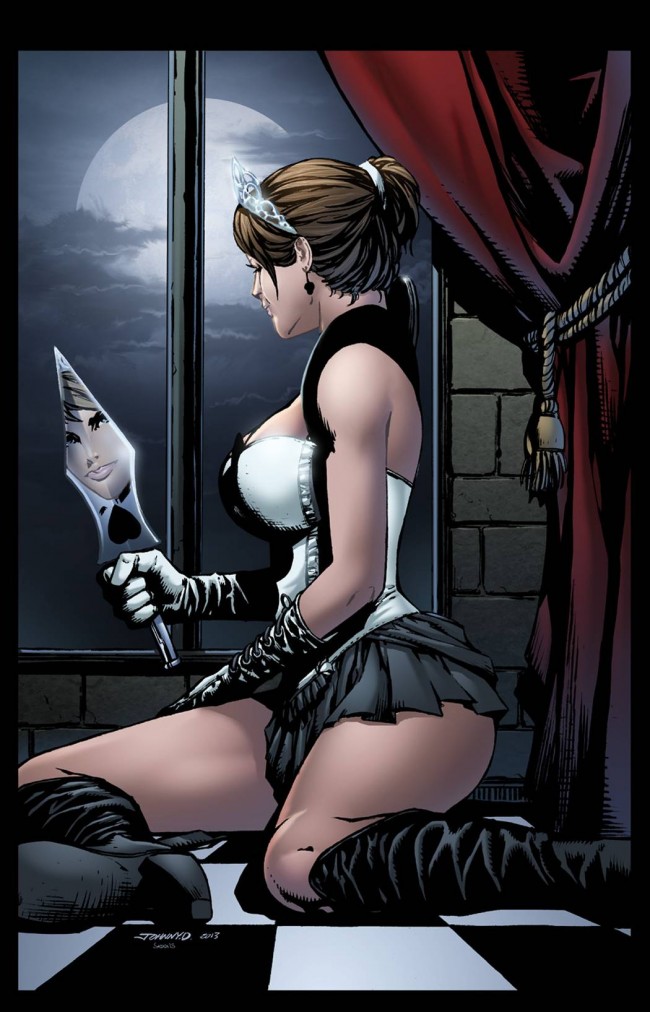 Grimm Fairy Tales Presents Wonderland Clash of Queens #2 (Desjardins Cover)