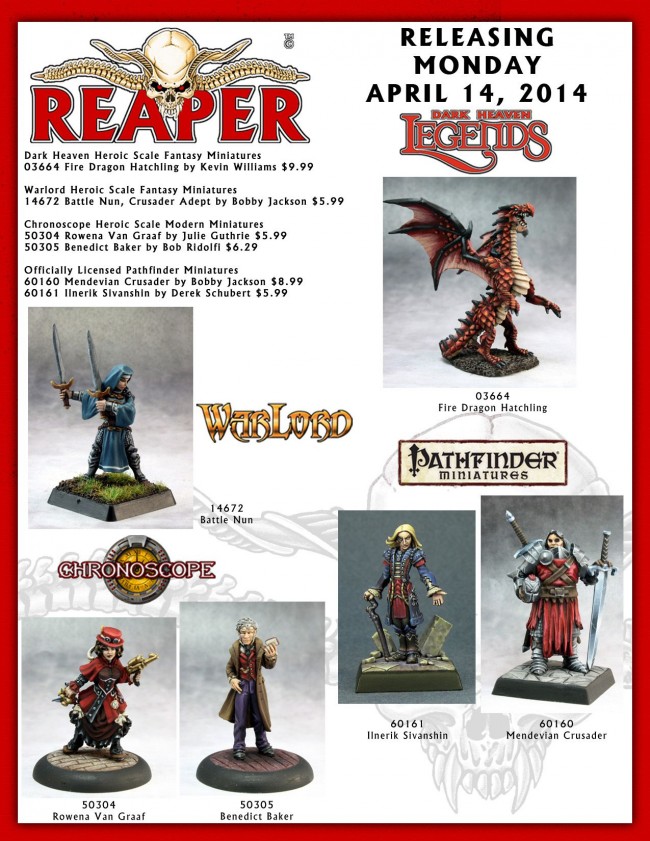Reaper Miniatures 4-4-14