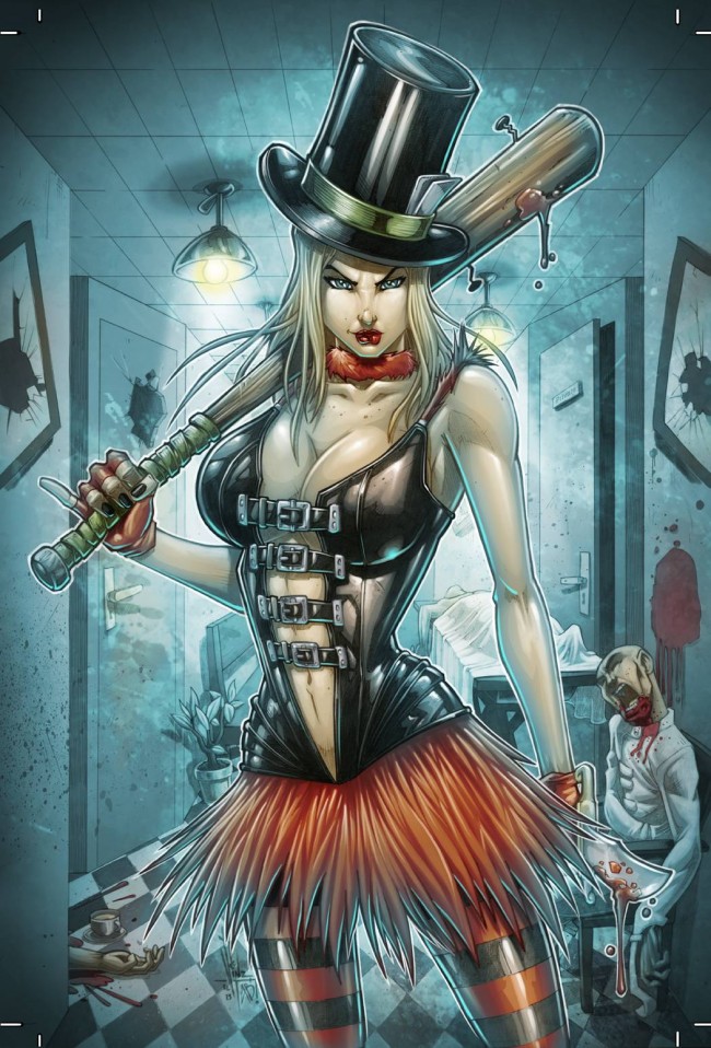 Grimm Fairy Tales Presents Wonderland: Asylum #4 - El Tabanas Cover