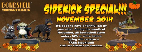 Bombshell Sidekick Special