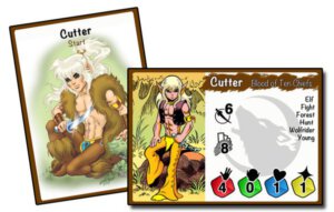 Elf Quest Adventure Game Cutter Cards (Cheeky Dingo Games)