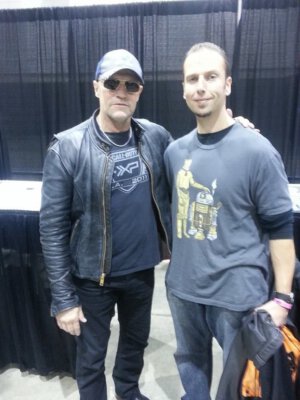 Michael Rooker and Dion Long