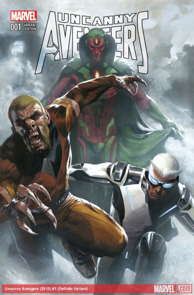 Uncanny Avengers #1 Dell'otto Variant (Marvel Comics)