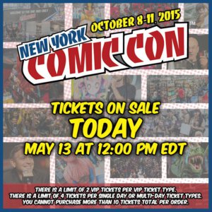 New York Comic Con Sale Announcement