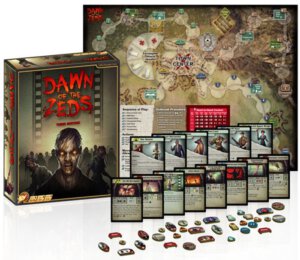 Dawn of the Zeds Third Edition Components (Victory Point Games)