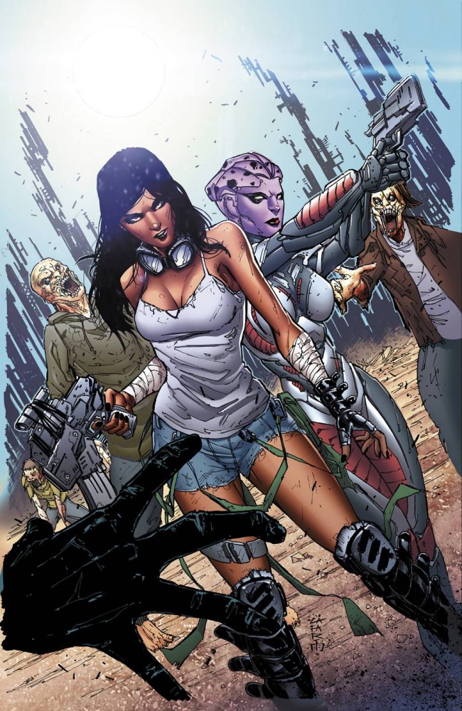 Aliens vs Zombies #1 (Zenescope Entertainment)