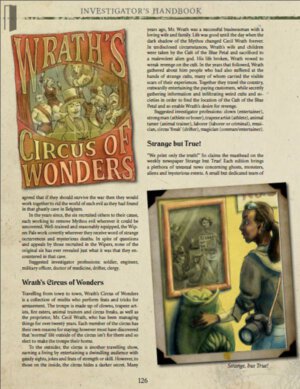Call of Cthulhu 7th Edition Interior Page (Chaosium)