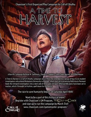 Call of Cthulhu: A Time to Harvest (Chaosium Publishing)