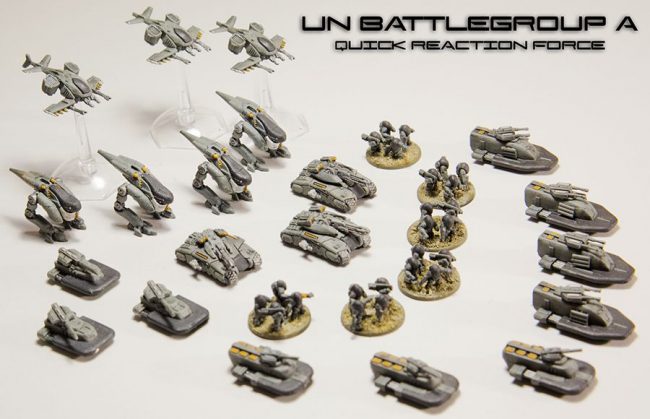 Polyversal UN Battle Group A (Collins Epic Wargames)