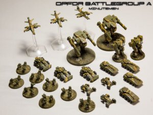 Polyversal OPFOR Minutemen (Collins Epic Wargames)