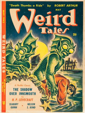 The Shadow Over Innsmouth Weird Tales Cover