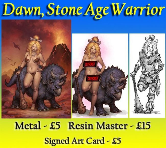 Dawn Stone Age Warrior (Hasslefree Miniatures)