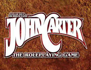 John Carter: The Roleplaying Game Logo (Modiphius Entertainment)