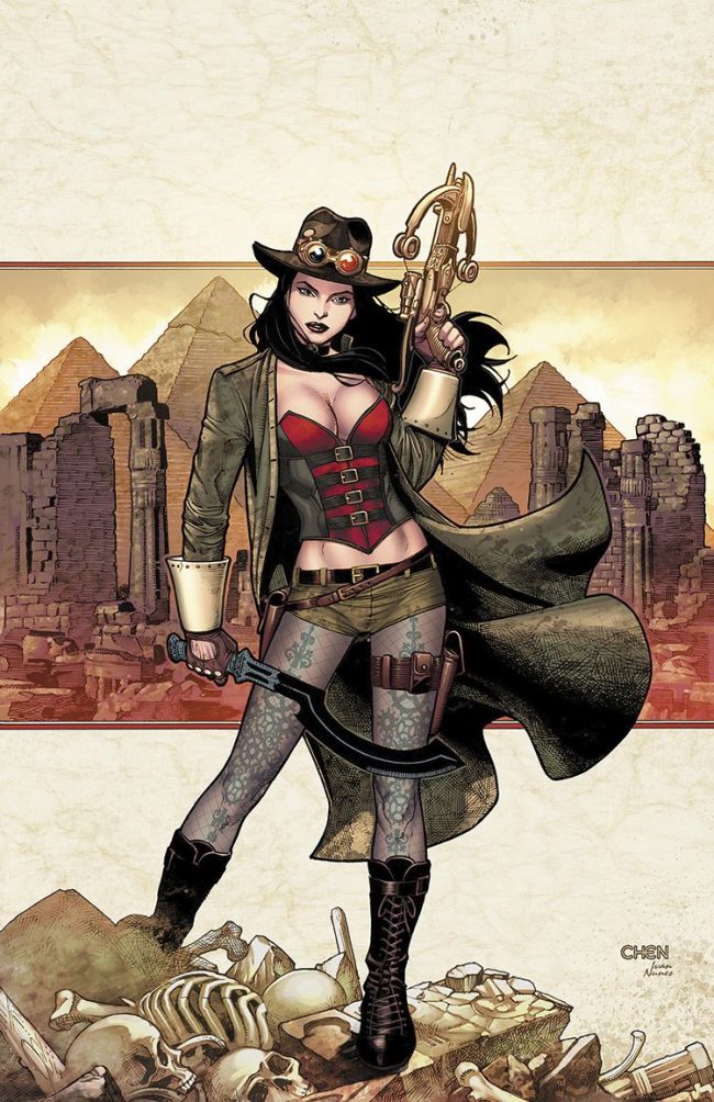 Grimm Fairy Tales Presents Van Helsing Vs The Mummy of Amun Ra #1 (Zenescope Entertainment)