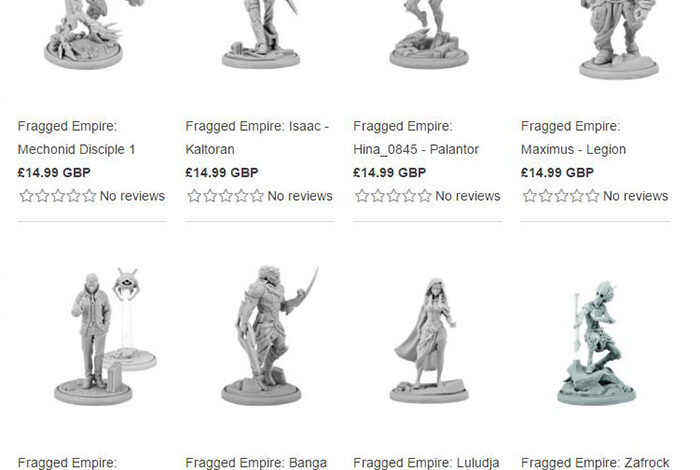 Fragged Empire Miniatures (Modiphius Entertainment)
