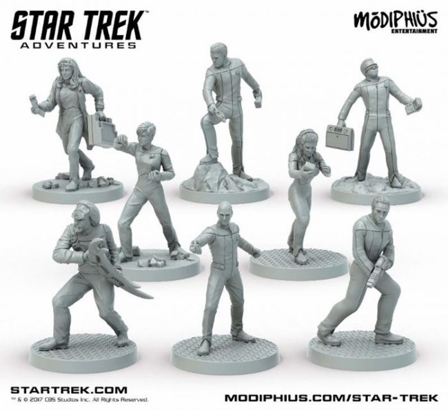 Star Trek Adventures TNG Crew Minis (Modiphius Entertainment)