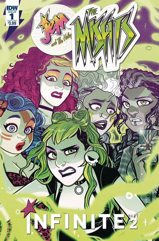 Jem and The Holograms/The Misfits: Infinite #1 (IDW Publishing)