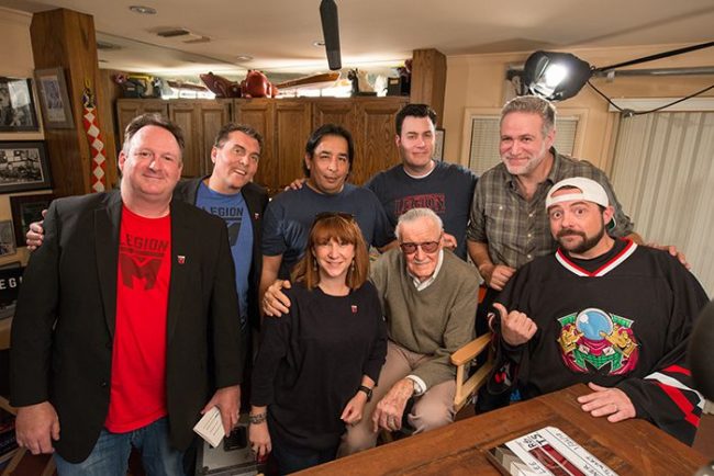 Legion M Group Photo with Stan Lee and Kevin Smith (Legion M)