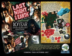 Last Night on Earth 10 Year Anniversary Edition Contents (Flying Frog Productions)