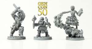 Gen Con 50 Three Hero Epic Miniatures Bundle (Games & Gears)