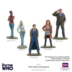 Tenth Doctor and Companions (Warlord Games)