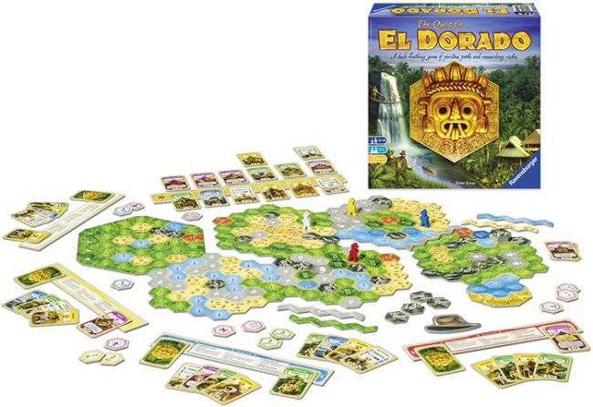 The Quest for El Dorado Components (Ravensburger)