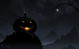 Spooky Halloween Jack-o-Lantern