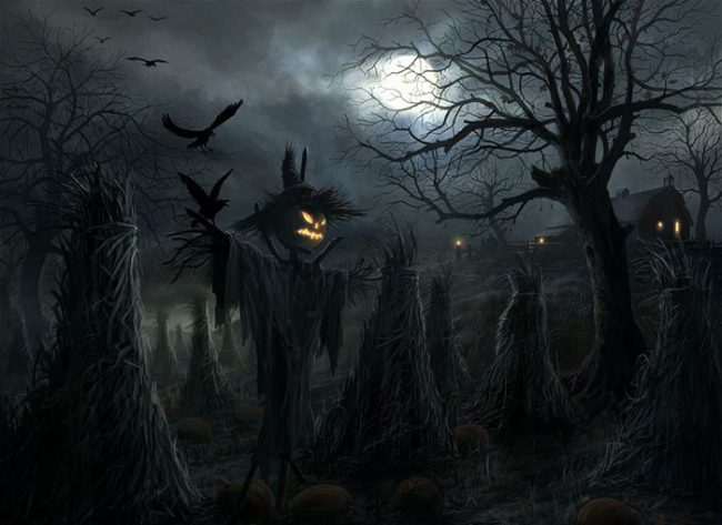 Spooky Halloween Scarecrow