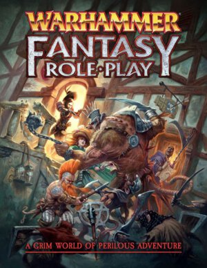 Warhammer Fantasy Roleplay 4th Edition Corebook Cover (Cubicle 7 Entertainment)