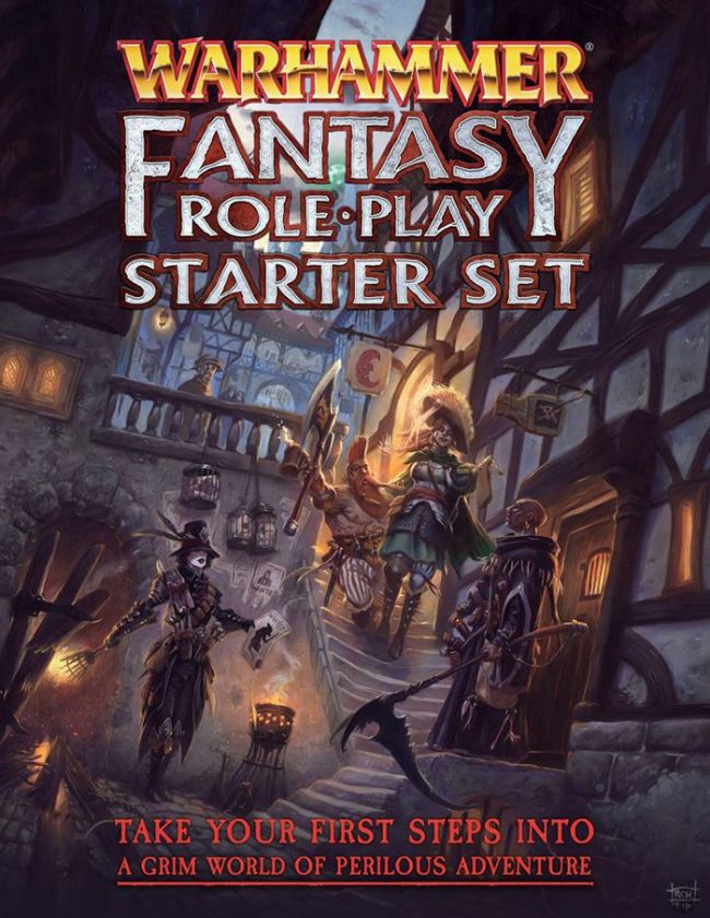 Warhammer Fantasy Roleplay 4th Edition Starter Set Cover (Cubicle 7 Entertainment)