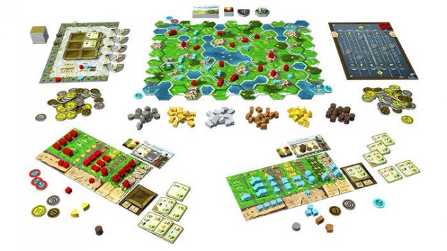 Clans of Caledonia Components (Karma Games)