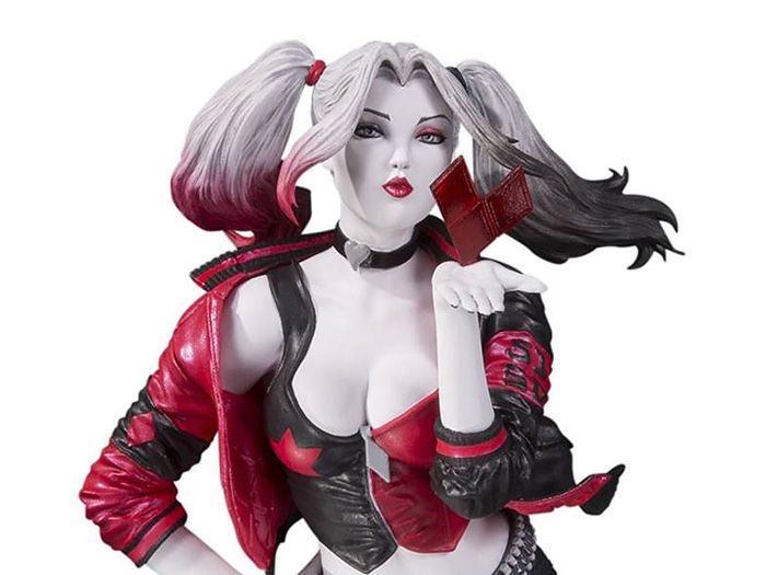 Harley Quinn Blows a Valentine's Kiss with New Red, White & Black ...