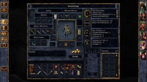 Baldur's Gate Character Sheet