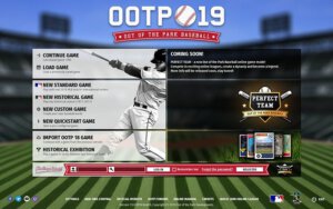 Out of the Park Baseball 19 Entry Screen (OOTP Developments)