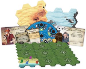 Discover: Lands Unknown Components (Fantasy Flight Games)