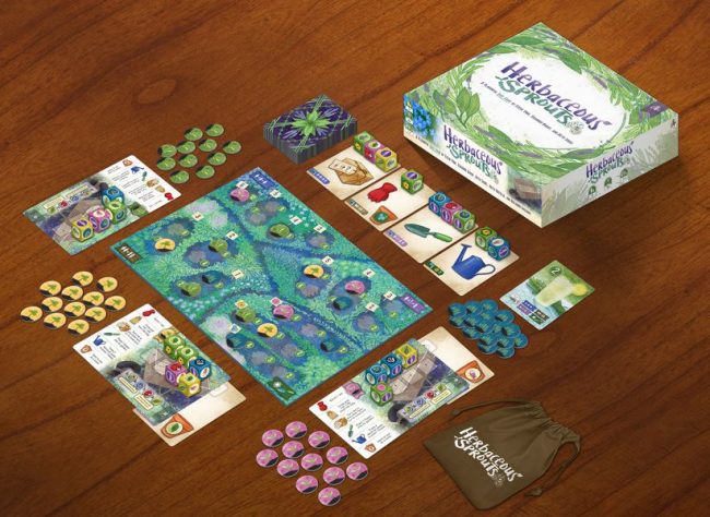 Herbaceous Sprouts Layout (Pencil First Games)