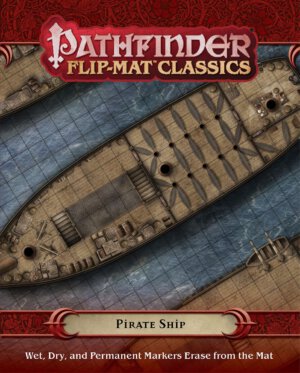 Pathfinder Classic Flip-Mat: Pirate Ship (Paizo Inc.)