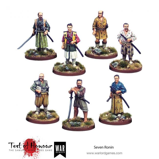 Test of Honour Seven Ronin Box Set Miniatures (Warlord Games)