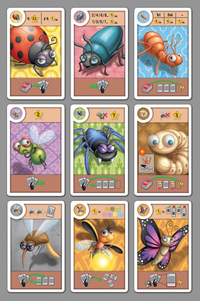 Bugs on Rugs Cards (Kids Table Board Gaming)