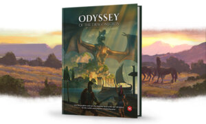 Odyssey of the Dragon Lords Splash (Arcanum Worlds/Modiphius Entertainment)