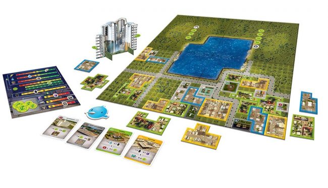 Cities: Skylines The Board Game Layout (KOSMOS Games)